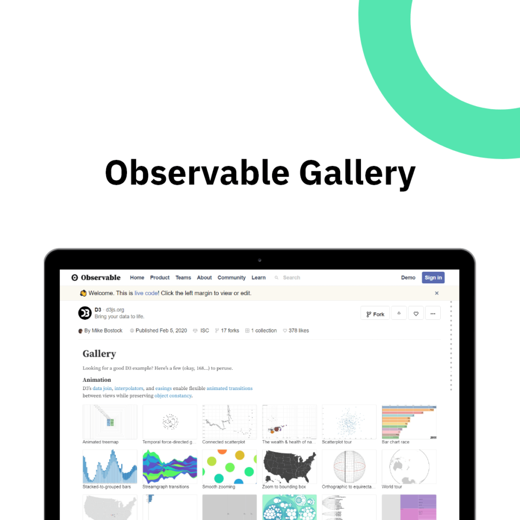 Observable Gallery Showcase