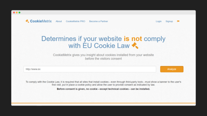 CookieMetrix เครื่องมือตรวจเช็ค Cookie บนเว็บไซต์ตามหลักกฏหมาย GDPR