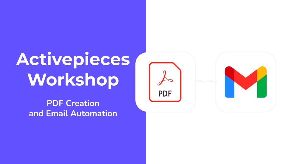 [Workshop] สร้างระบบส่งเกียรติบัตร (Certificate) อัตโนมัติผ่าน Email ด้วย Activepieces ฟรี !