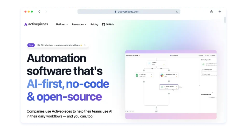 ทำความรู้จักโปรแกรม No-Code ฟรี ‘Activepieces’