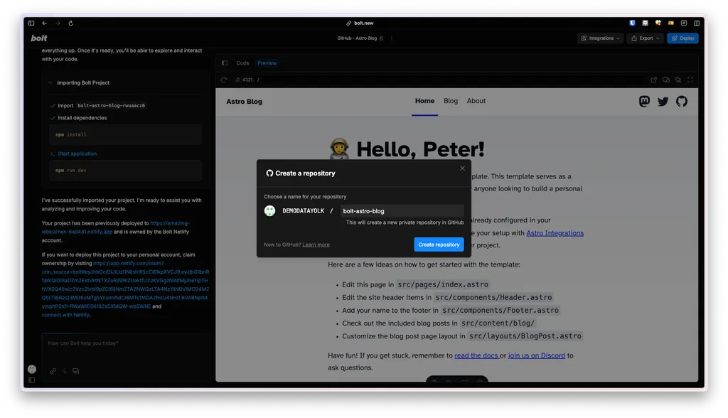 สร้าง Project ใน GitHub