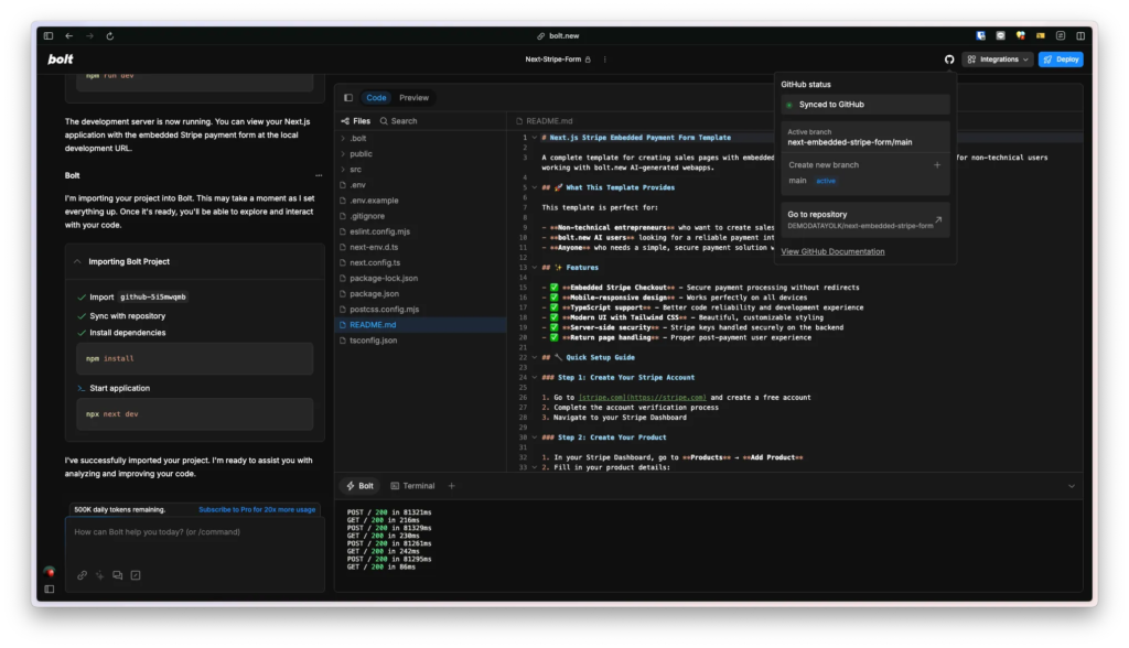 เชื่อมต่อ Project เข้ากับ GitHub ผ่าน GitHub Integration